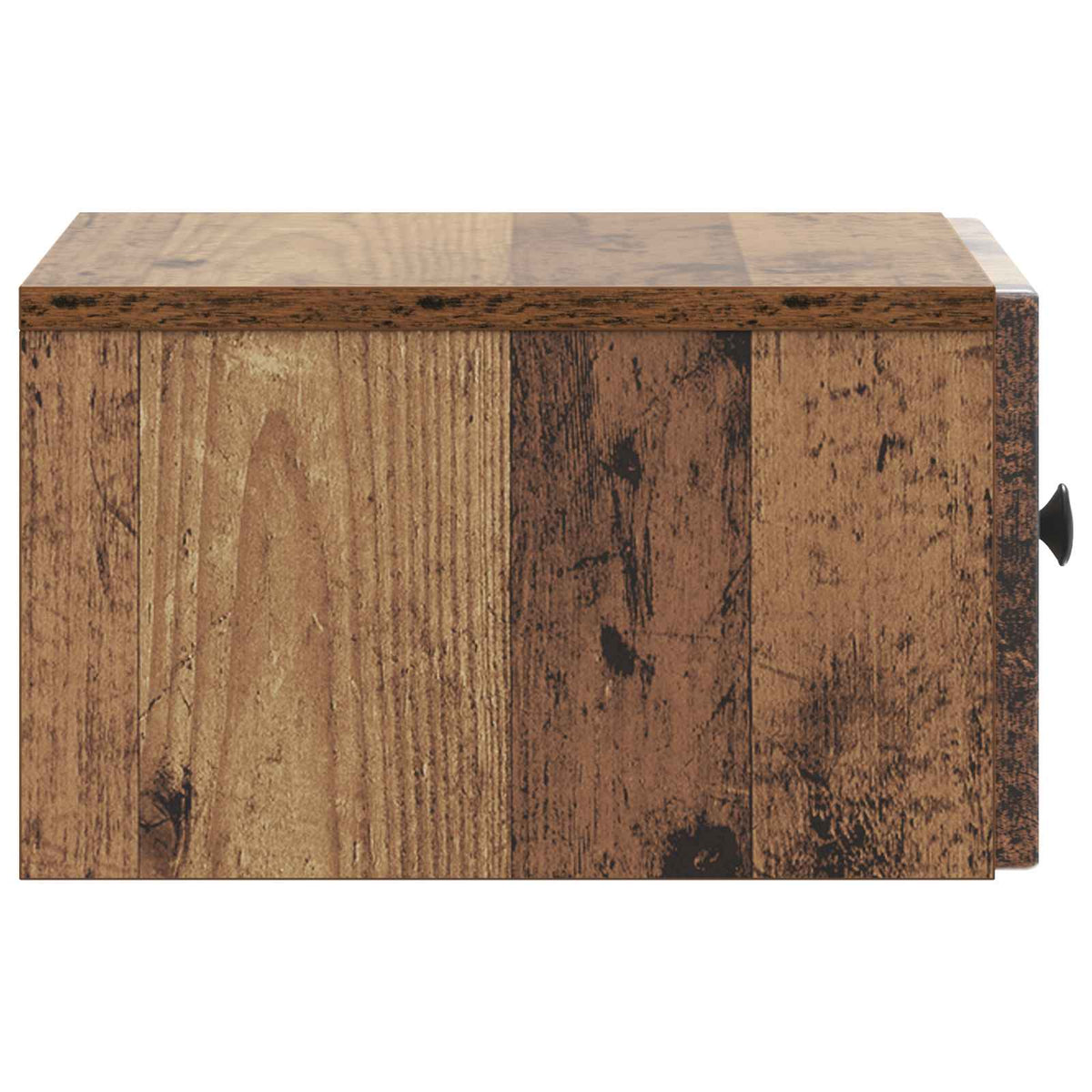 Væghængt Natbord 2 stk. Gammelt træ 33 x 34,5 x 20 cm