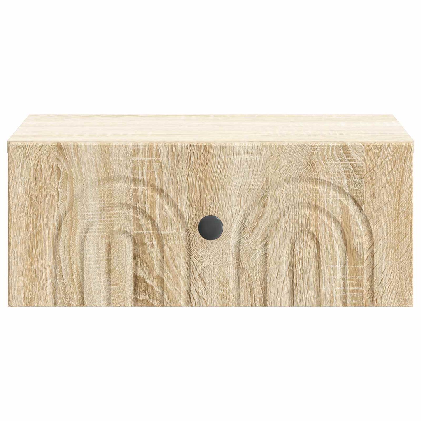 Væghængt Natbord Sonoma-eg 49 x 34,5 x 20 cm Konstrueret træ