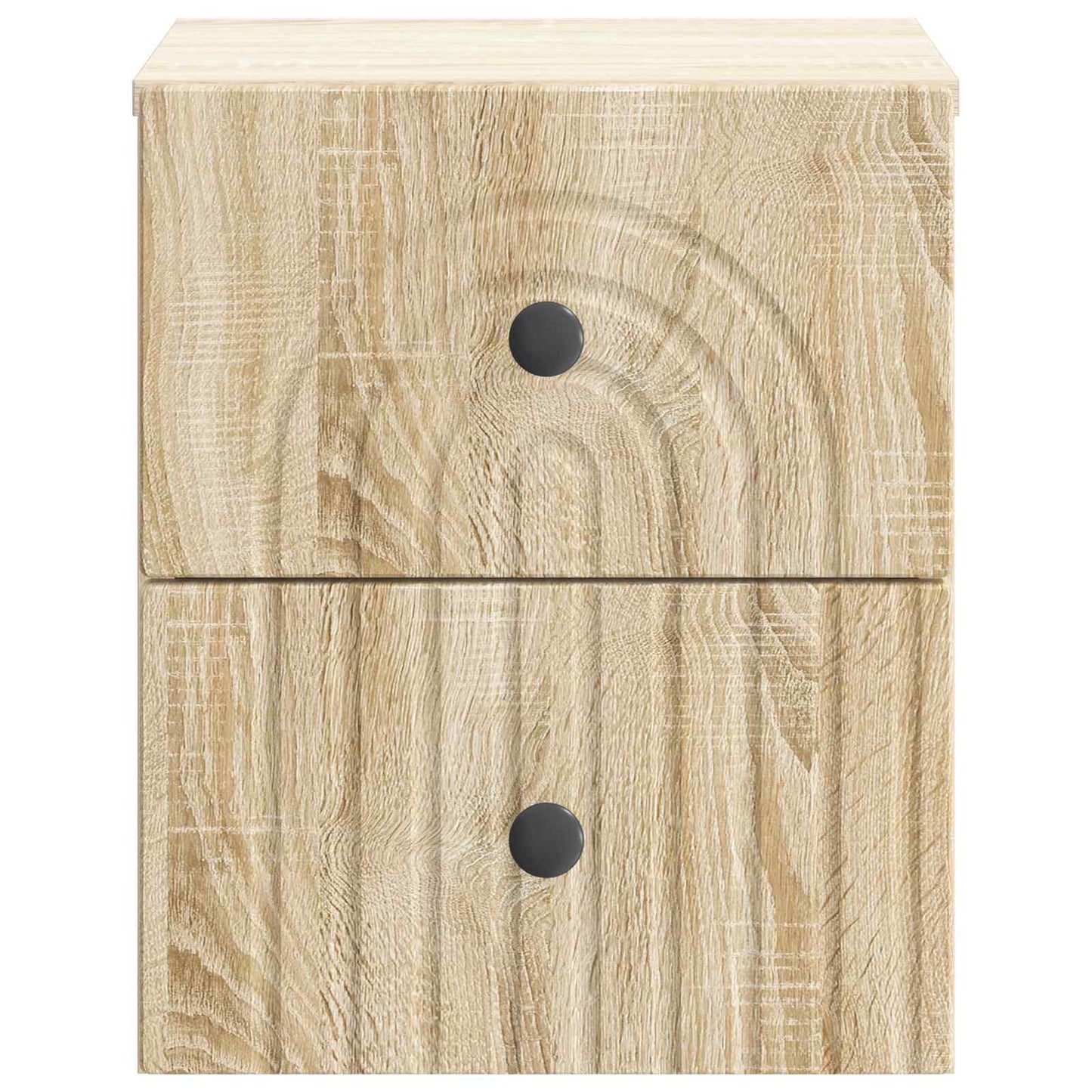 Væghængt Natbord Sonoma-eg 33 x 34,5 x 40 cm Konstrueret træ