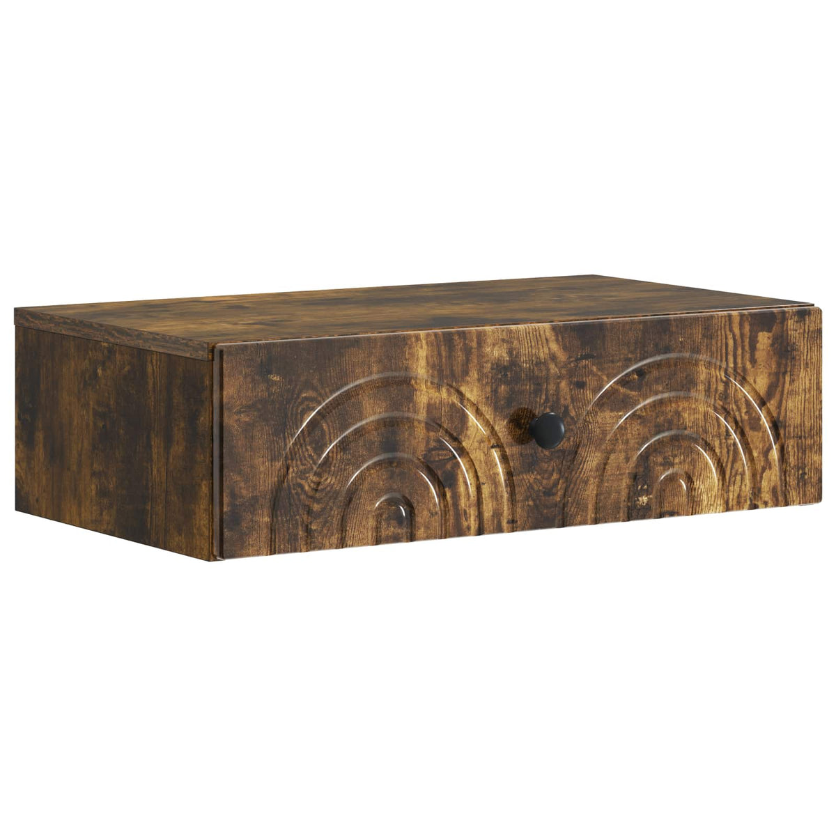 Væghængt Sideskab 59 x 34,5 x 17 cm Konstrueret træ Røget eg