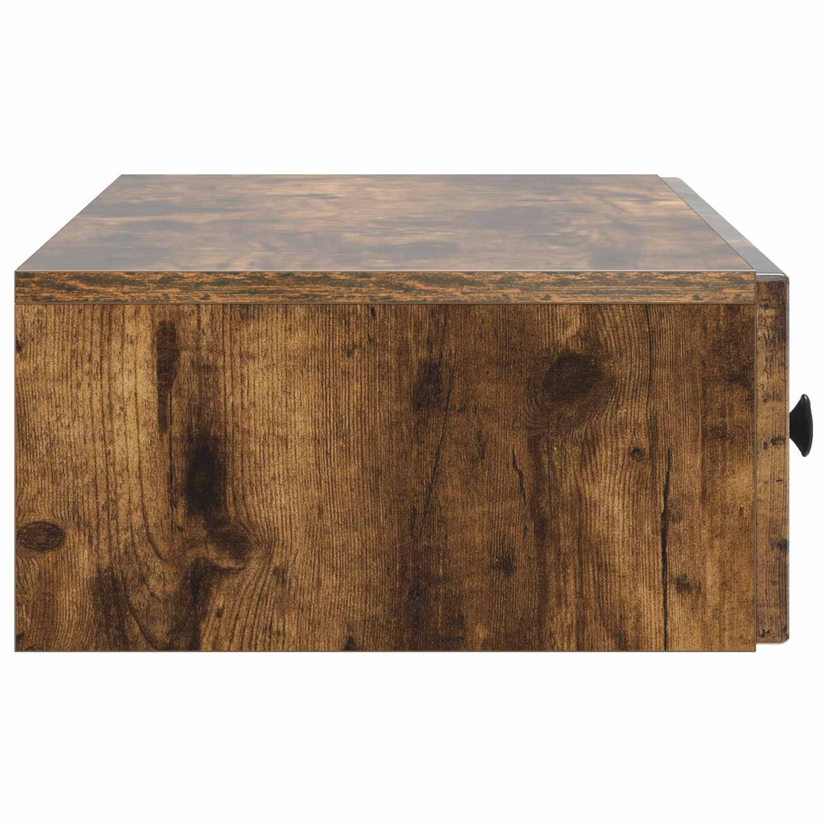 Væghængt Sideskab 87,5 x 34,5 x 17 cm Konstrueret træ Røget eg