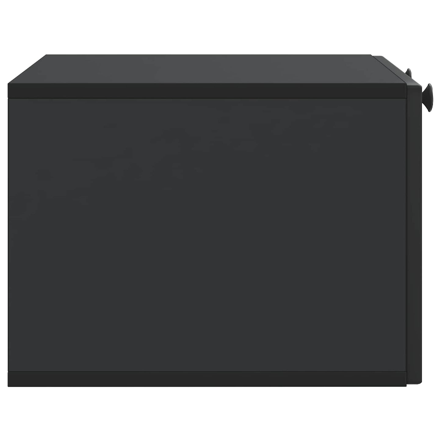 Væghængt TV-skab Sort 59,5 x 41 x 30 cm Konstrueret træ