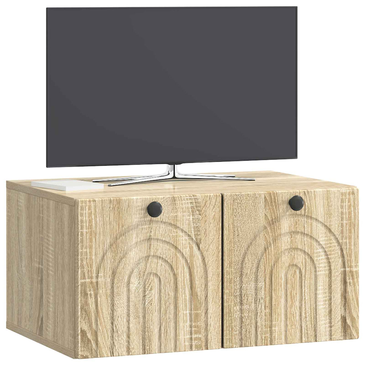 Væghængt TV-skab Sonoma-eg 59,5 x 41 x 30 cm Konstrueret træ