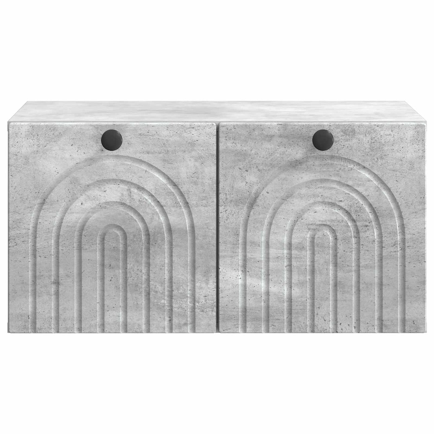 Væghængt TV-skab Betongrå 59,5 x 41 x 30 cm Konstrueret træ