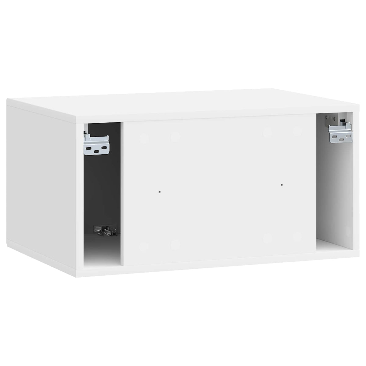 Væghængt TV-skab Vægmonteret Hvid højglans 59,5 x 41 x 30 cm