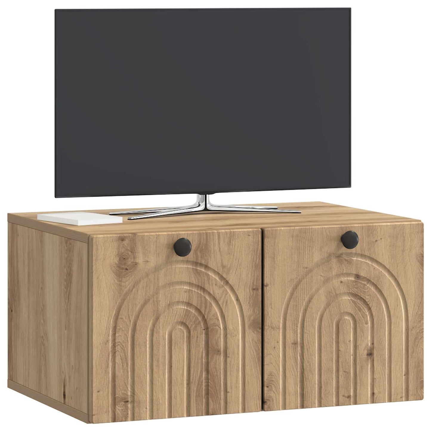 Væghængt TV-skab 59,5 x 41 x 30 cm Artisan-eg Konstrueret træ