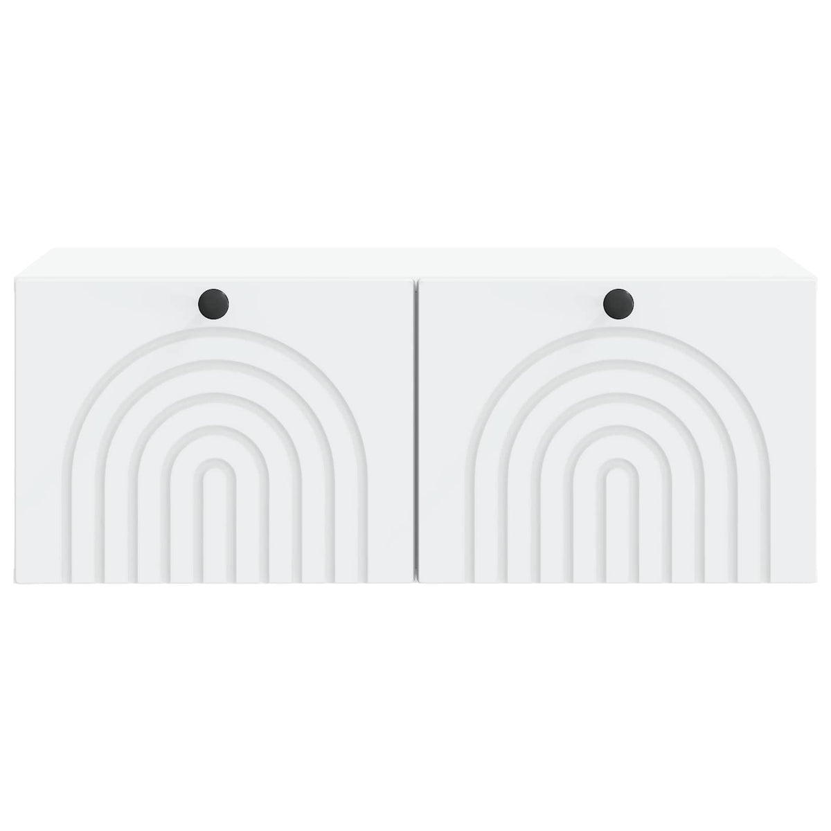 Væghængt TV-skab Hvid 78,5 x 41 x 30 cm Konstrueret træ