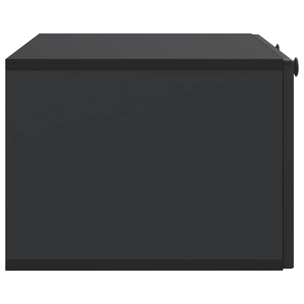 Væghængt TV-skab Sort 78,5 x 41 x 30 cm Konstrueret træ