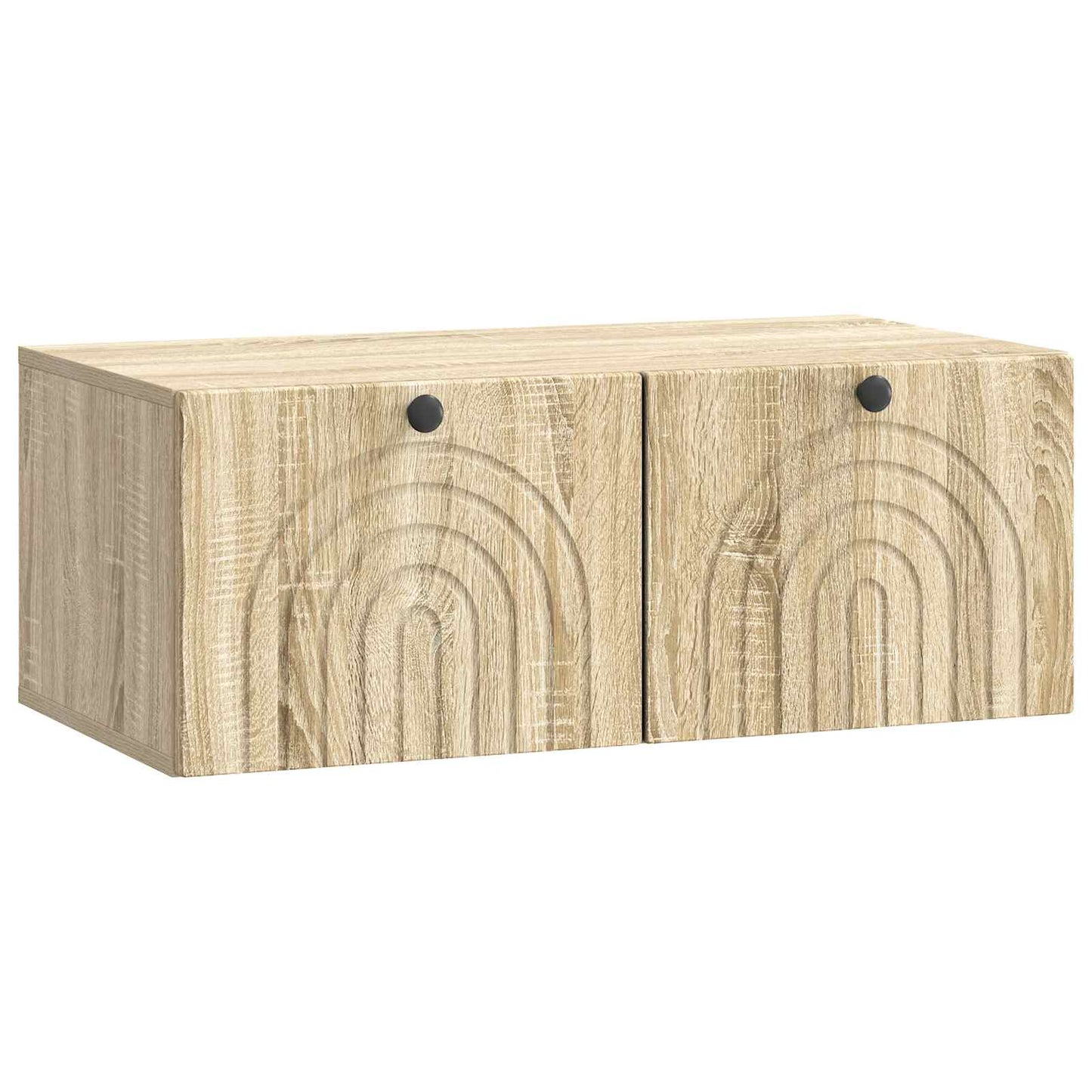Væghængt TV-skab Sonoma-eg 78,5 x 41 x 30 cm Konstrueret træ