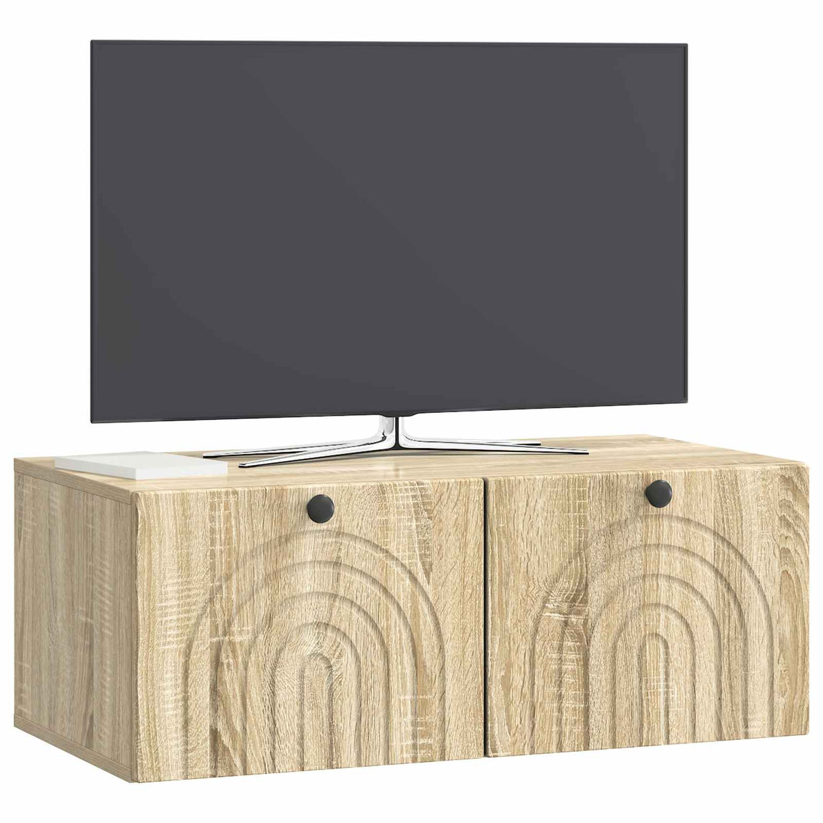 Væghængt TV-skab Sonoma-eg 78,5 x 41 x 30 cm Konstrueret træ