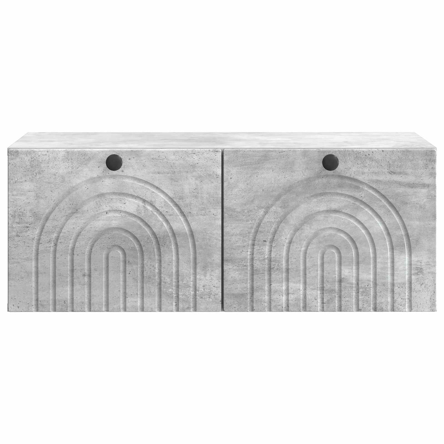 Væghængt TV-skab Betongrå 78,5 x 41 x 30 cm Konstrueret træ