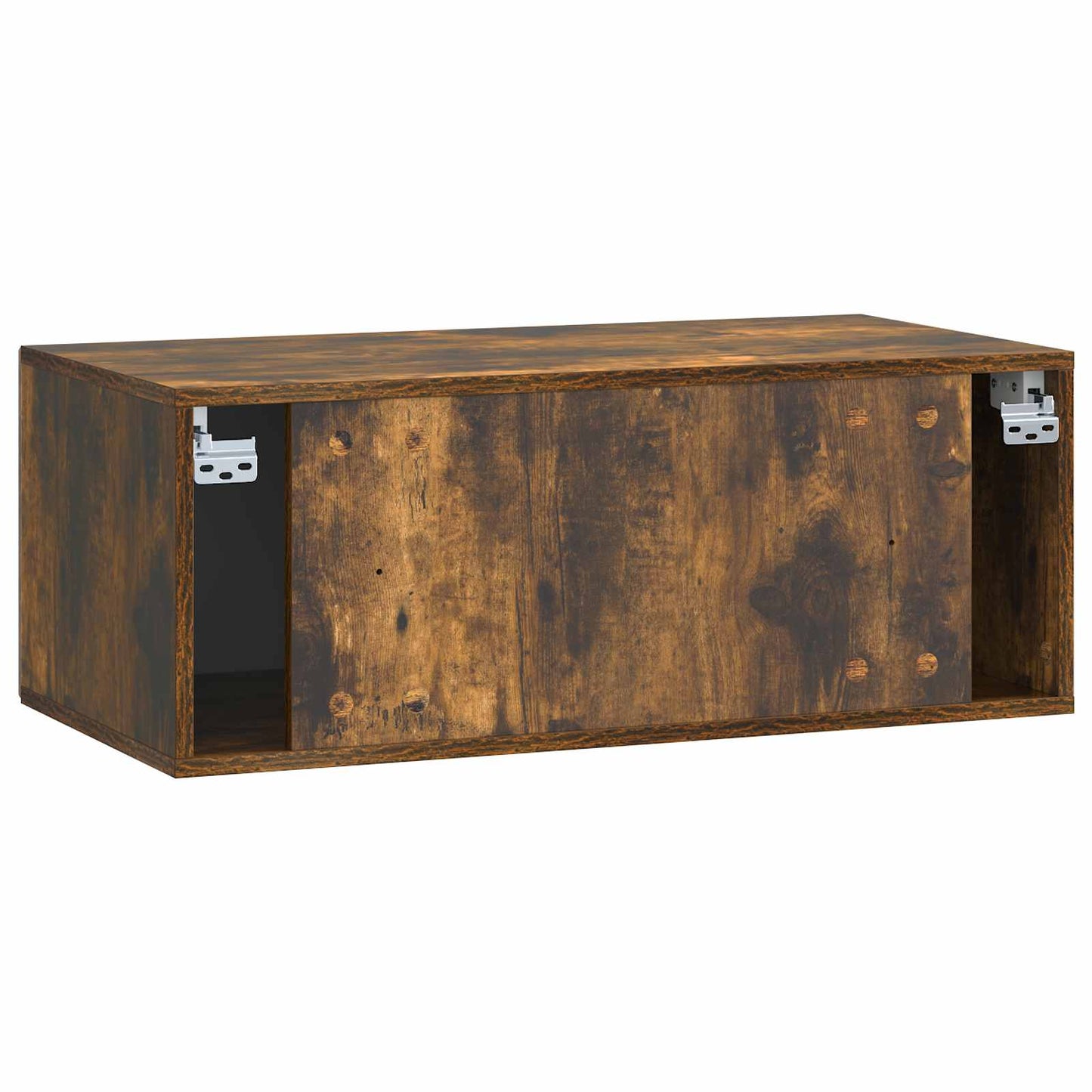 Væghængt TV-skab Røget eg 78,5 x 41 x 30 cm Konstrueret træ