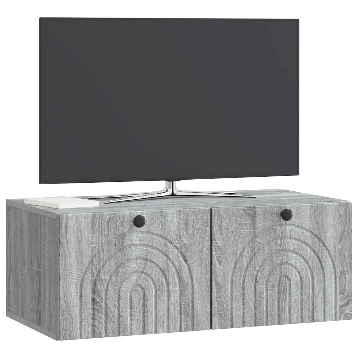 Væghængt TV-skab Vægmonteret Grå sonoma-eg 78,5 x 41 x 30 cm