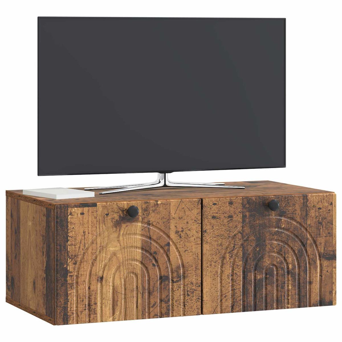 Væghængt TV-skab Gammelt træ 78,5 x 41 x 30 cm Konstrueret træ