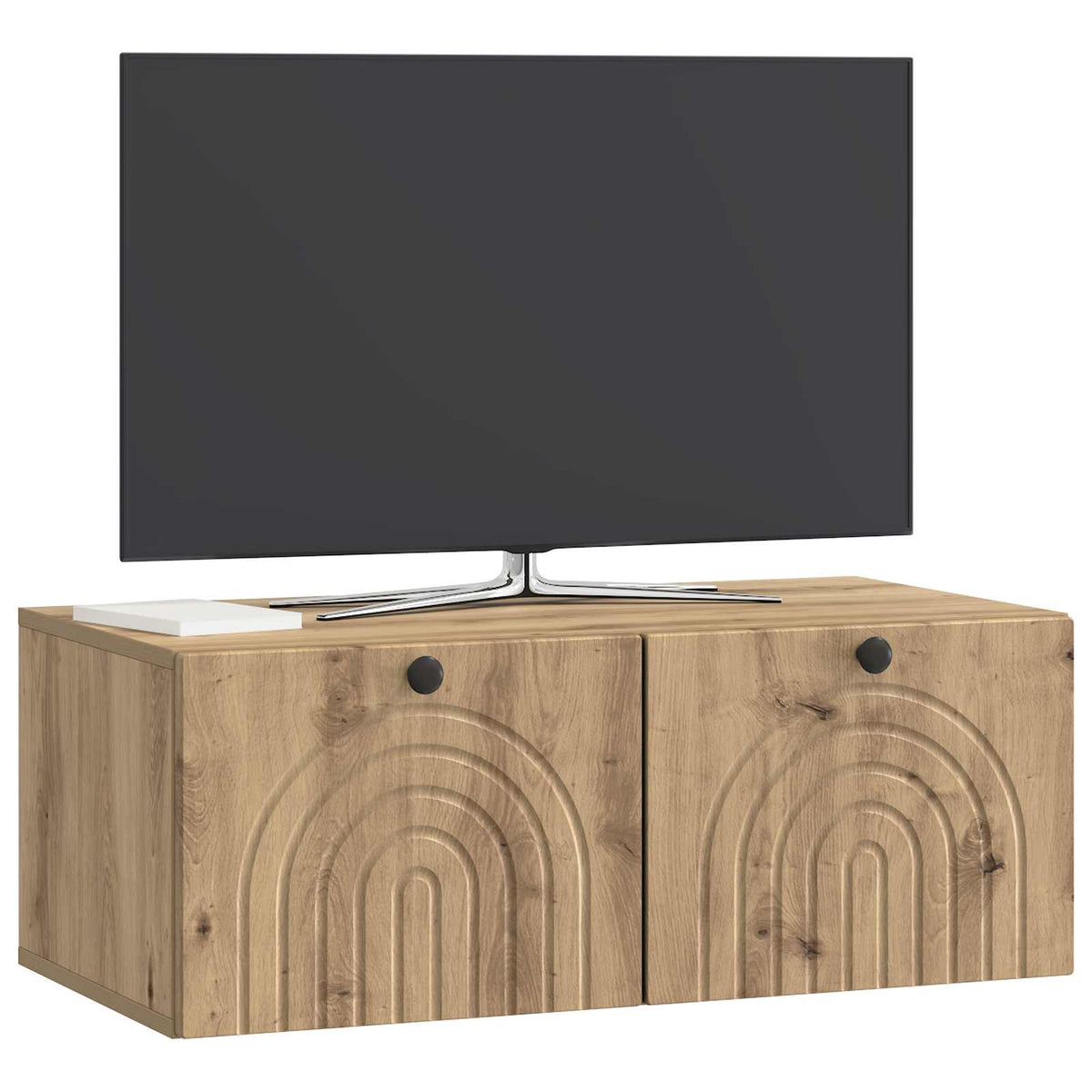 Væghængt TV-skab 78,5 x 41 x 30 cm Artisan-eg Konstrueret træ