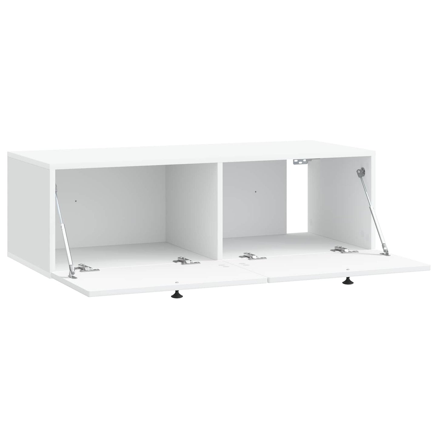 Væghængt TV-skab 99 x 41 x 30 cm Hvid Konstrueret træ