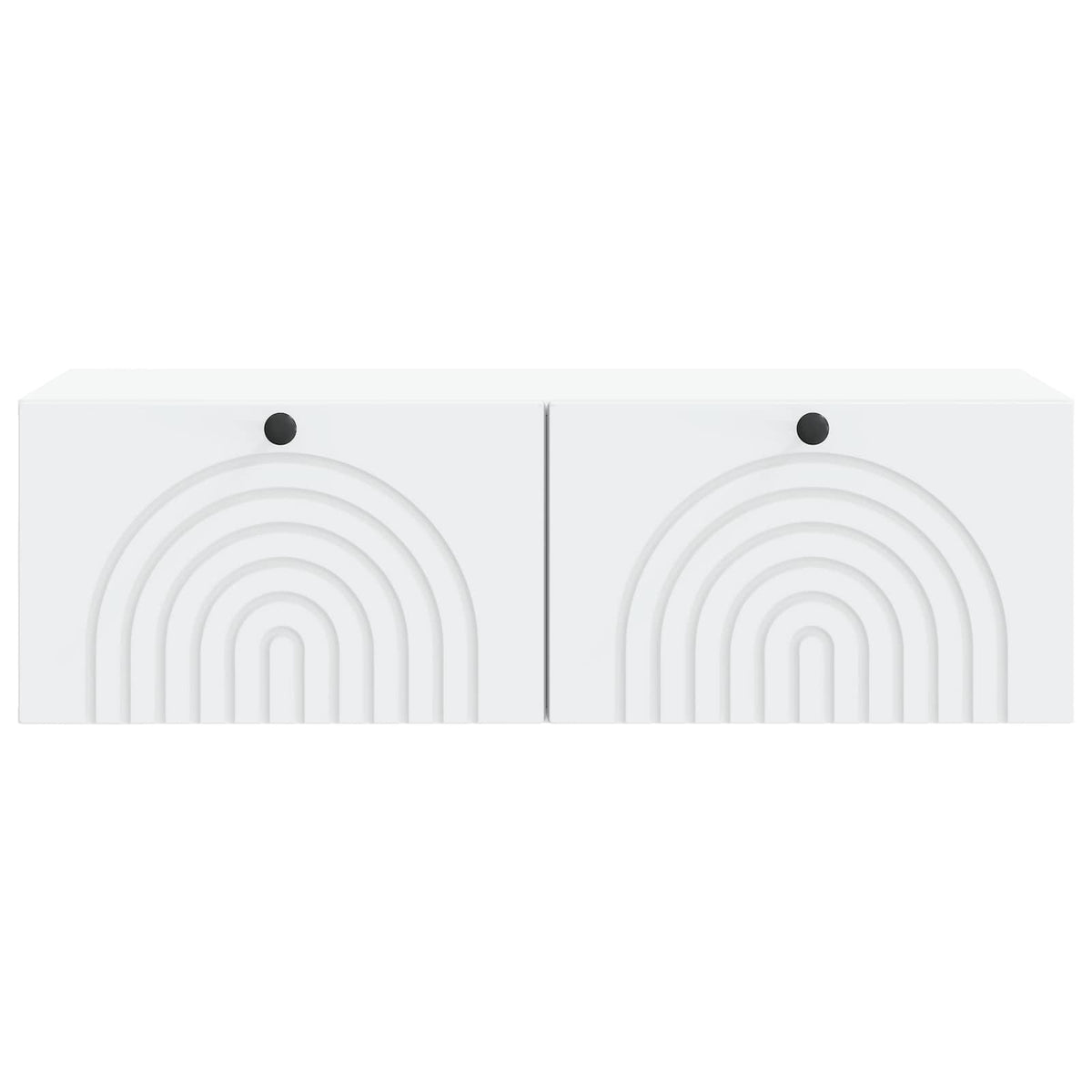 Væghængt TV-skab 99 x 41 x 30 cm Hvid Konstrueret træ