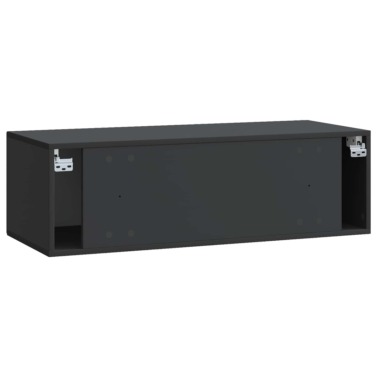 Væghængt TV-skab Sort 99 x 41 x 30 cm Konstrueret træ