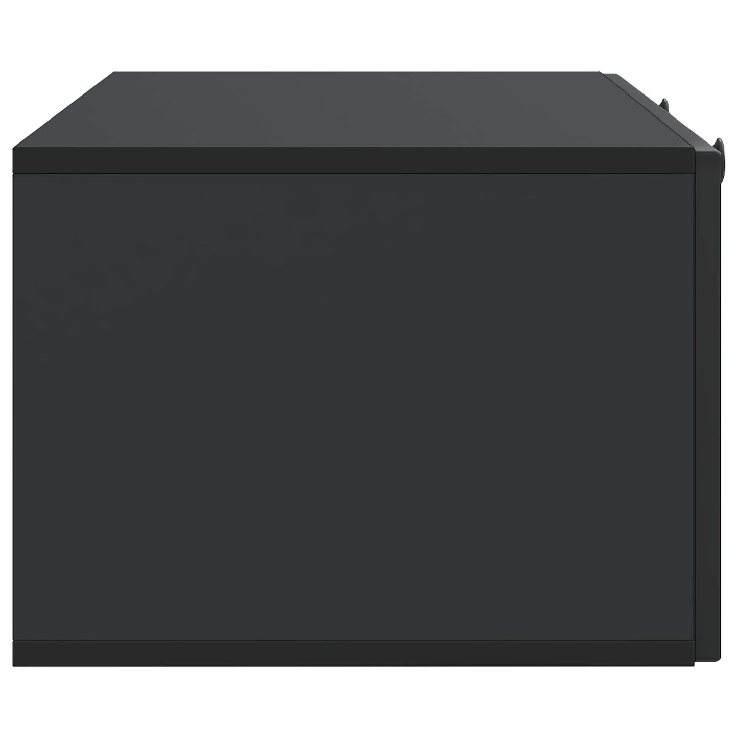 Væghængt TV-skab Sort 99 x 41 x 30 cm Konstrueret træ