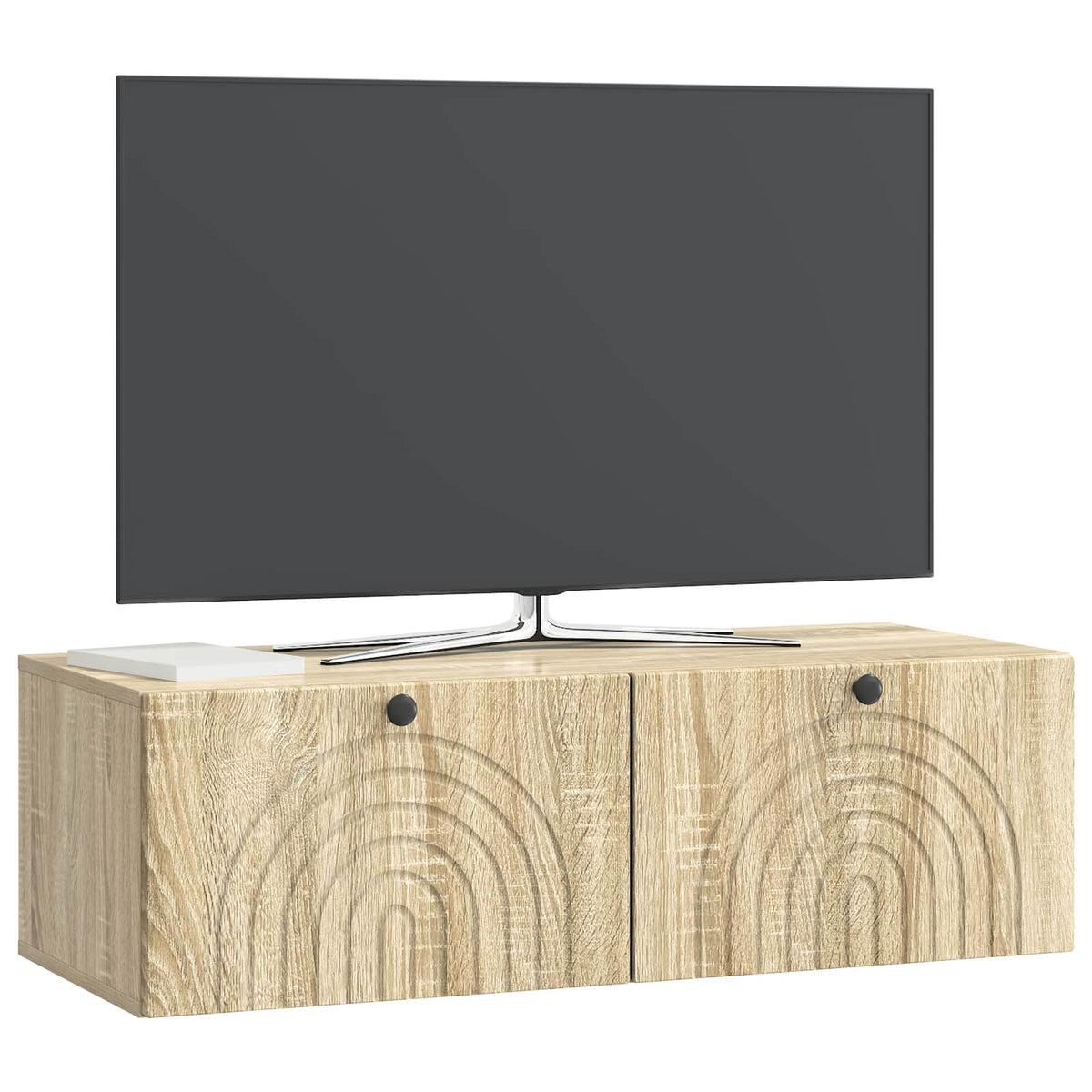 Væghængt TV-skab Sonoma-eg 98 x 41 x 30 cm Konstrueret træ