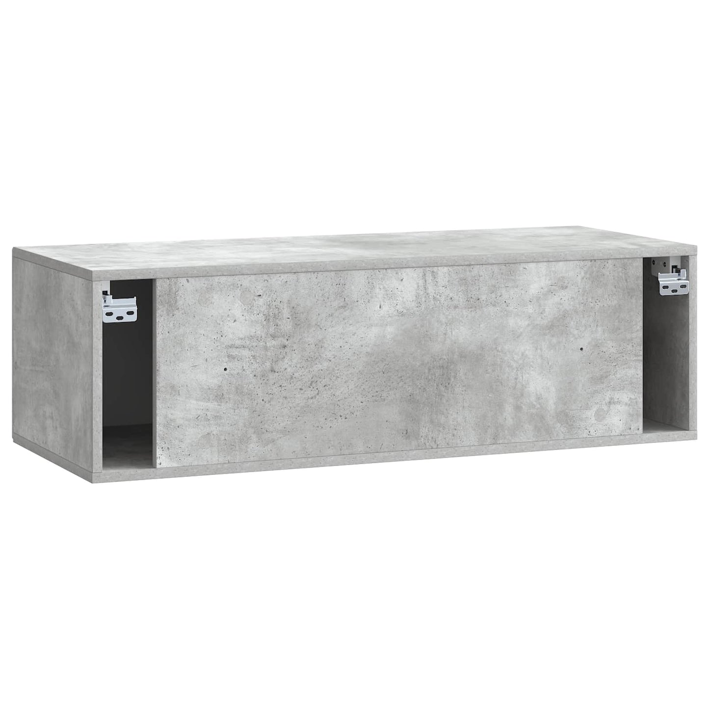 Væghængt TV-skab Betongrå 99 x 41 x 30 cm Konstrueret træ