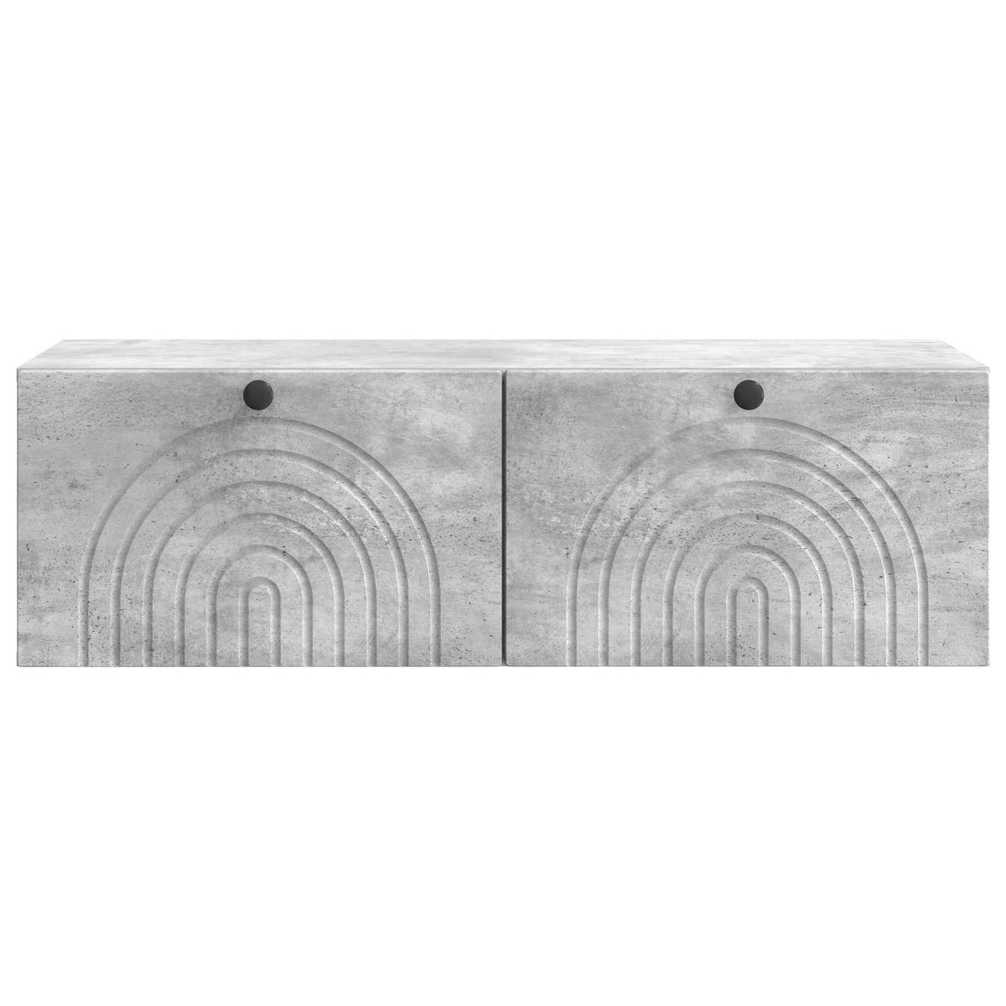 Væghængt TV-skab Betongrå 99 x 41 x 30 cm Konstrueret træ