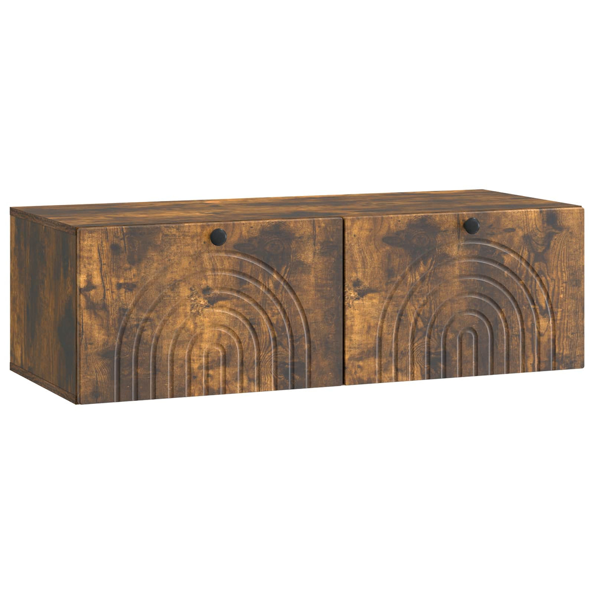 Væghængt TV-skab Røget eg 99 x 41 x 30 cm Konstrueret træ