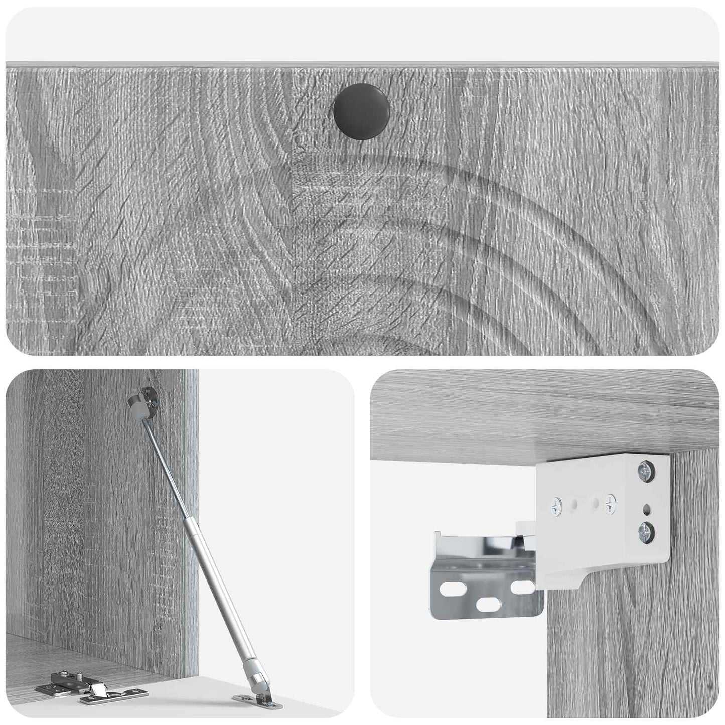 Væghængt TV-skab Grå sonoma-eg 99 x 41 x 30 cm Konstrueret træ