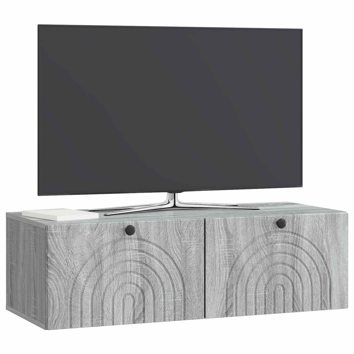 Væghængt TV-skab Grå sonoma-eg 99 x 41 x 30 cm Konstrueret træ