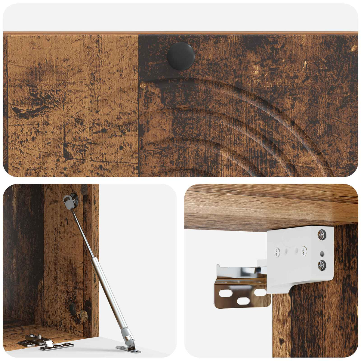 Væghængt TV-skab Gammelt træ 99 x 41 x 30 cm Konstrueret træ