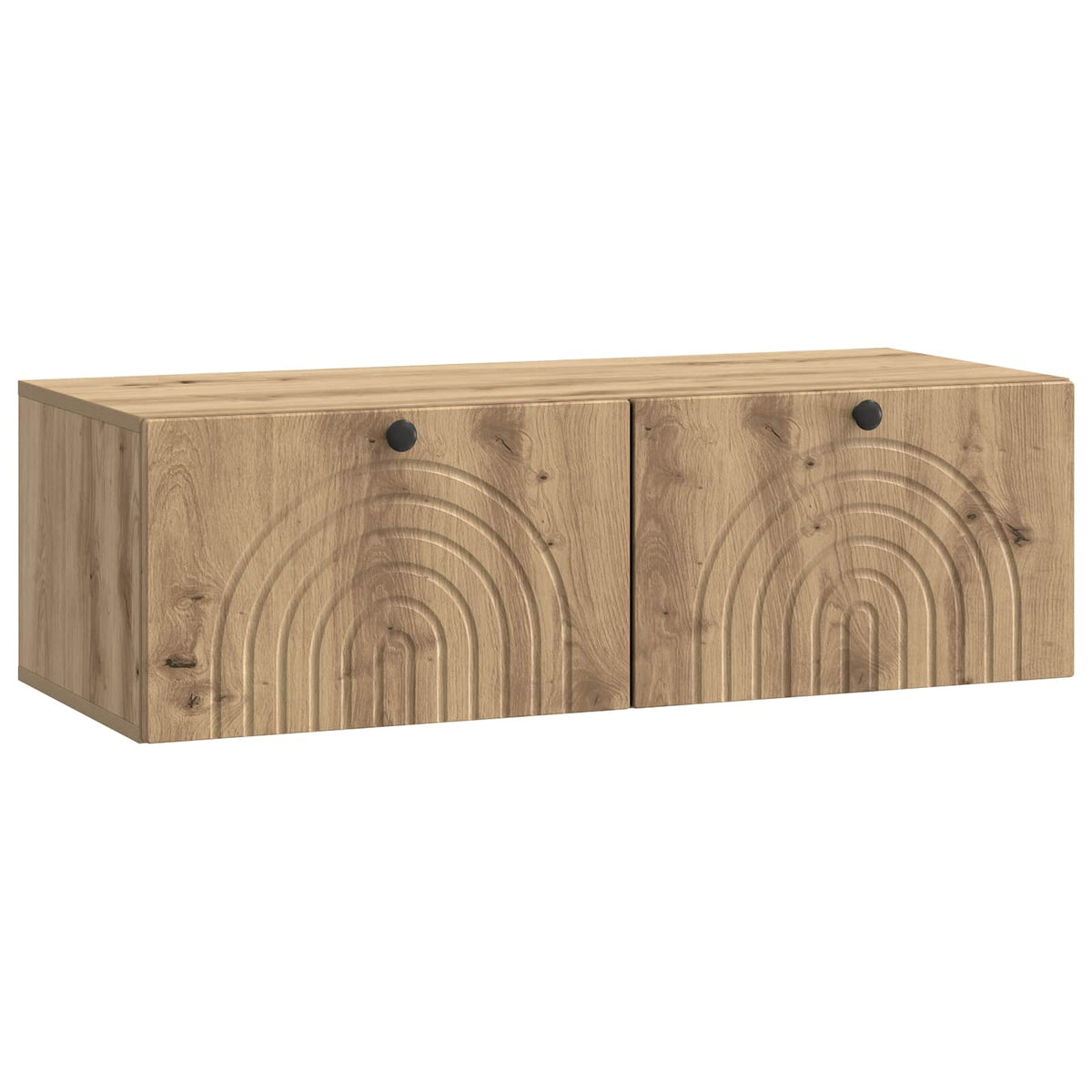 Væghængt TV-skab 99 x 41 x 30 cm Artisan-eg Konstrueret træ