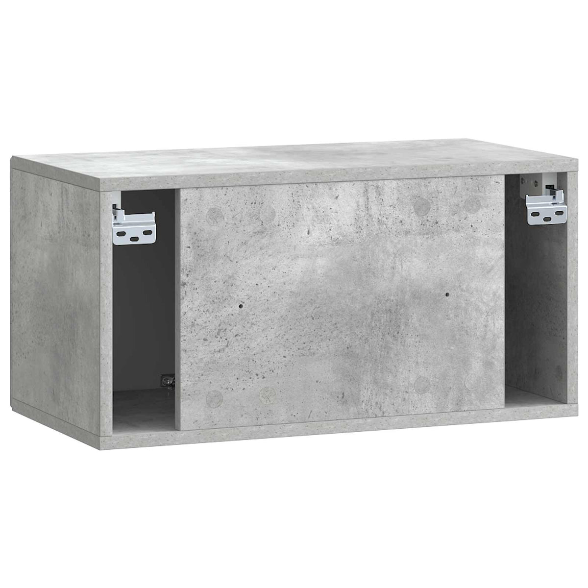 Væghængt TV-skab Betongrå 59,5 x 31 x 30 cm Konstrueret træ