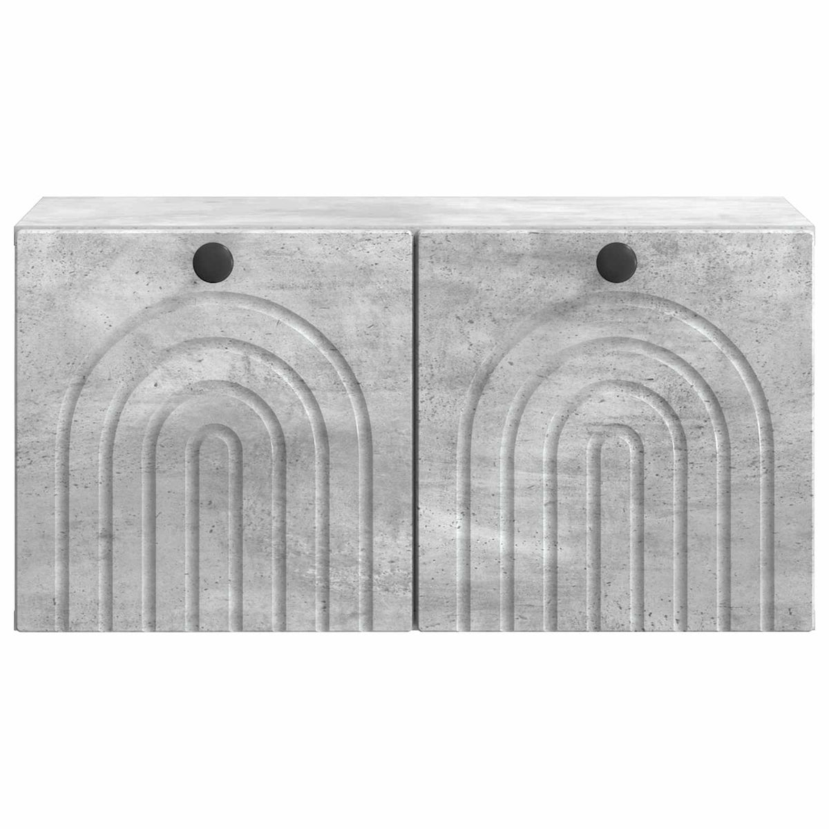 Væghængt TV-skab Betongrå 59,5 x 31 x 30 cm Konstrueret træ