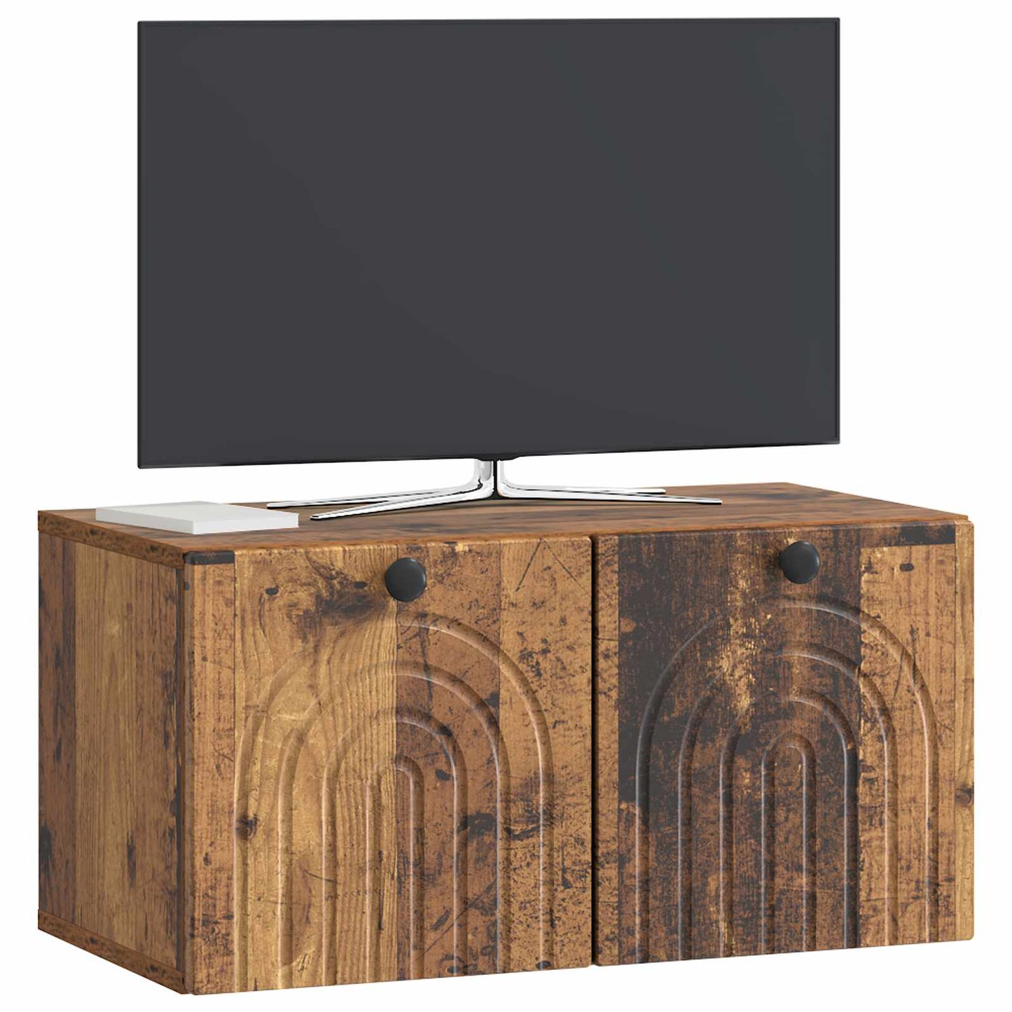 Væghængt TV-skab Gammelt træ 59,5 x 31 x 30 cm Konstrueret træ