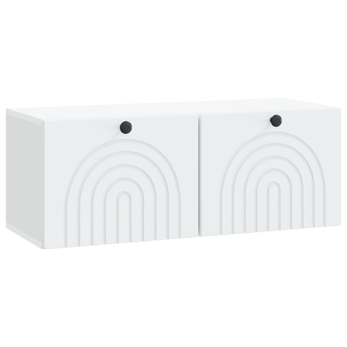 Væghængt TV-skab Hvid 78,5 x 31 x 30 cm Konstrueret træ