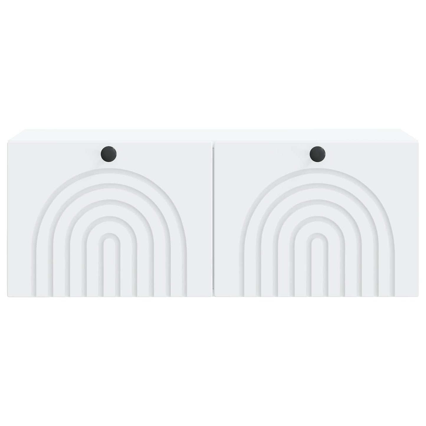 Væghængt TV-skab Hvid 78,5 x 31 x 30 cm Konstrueret træ