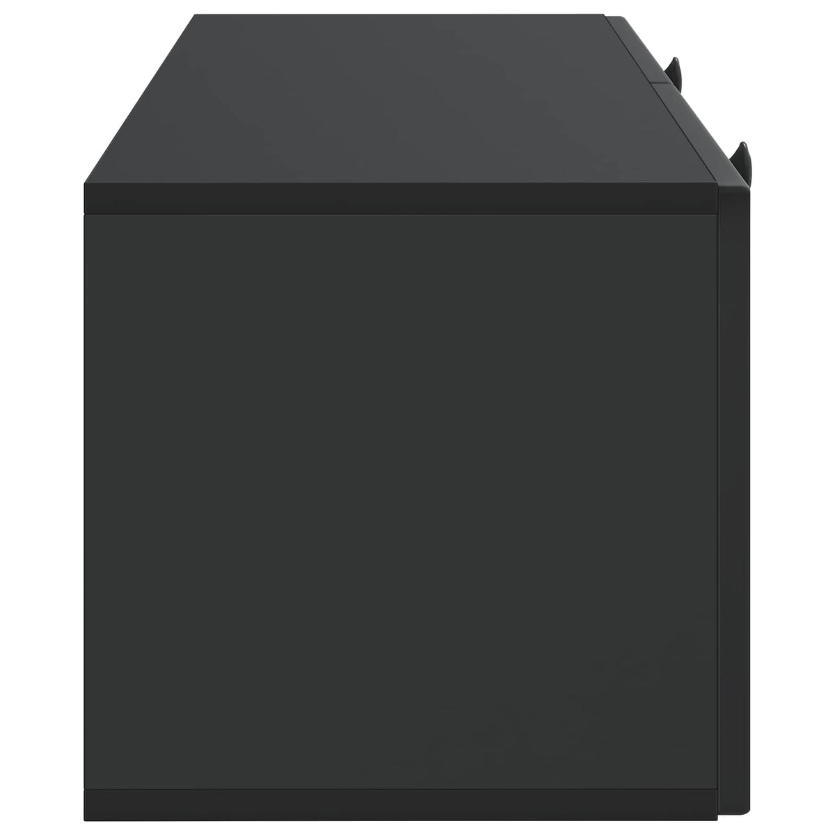 Væghængt TV-skab Sort 78,5 x 31 x 30 cm Konstrueret træ