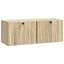 Væghængt TV-skab Sonoma-eg 78,5 x 31 x 30 cm Konstrueret træ