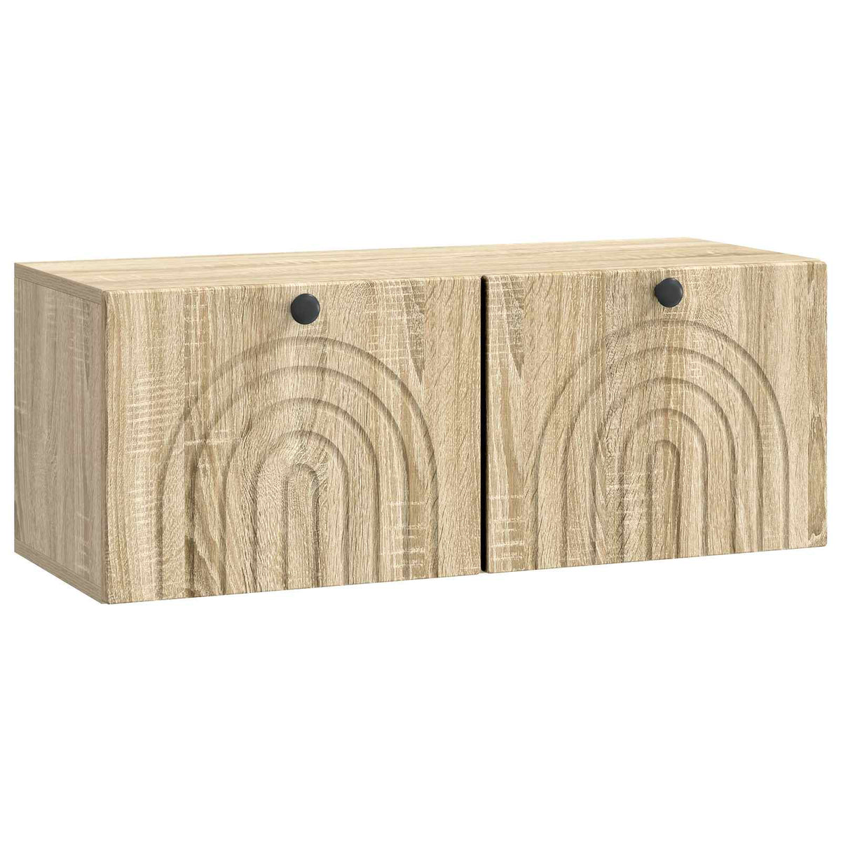 Væghængt TV-skab Sonoma-eg 78,5 x 31 x 30 cm Konstrueret træ