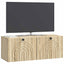 Væghængt TV-skab Sonoma-eg 78,5 x 31 x 30 cm Konstrueret træ