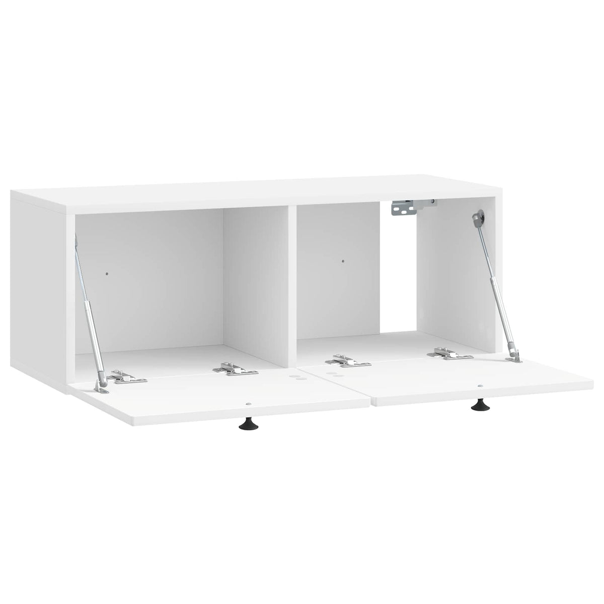 Væghængt TV-skab Vægmonteret Hvid højglans 78,5 x 31 x 30 cm
