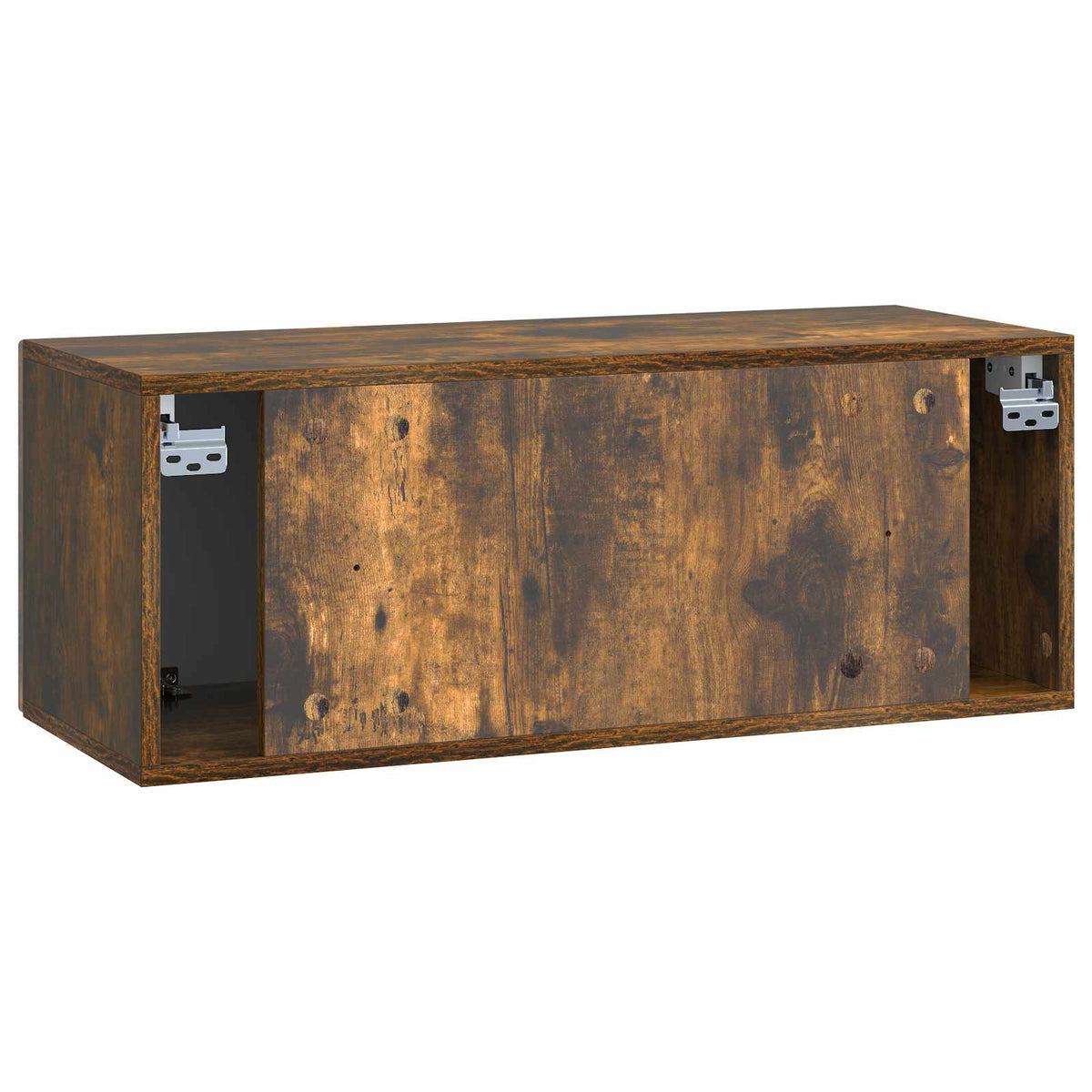 Væghængt TV-skab Røget eg 78,5 x 31 x 30 cm Konstrueret træ