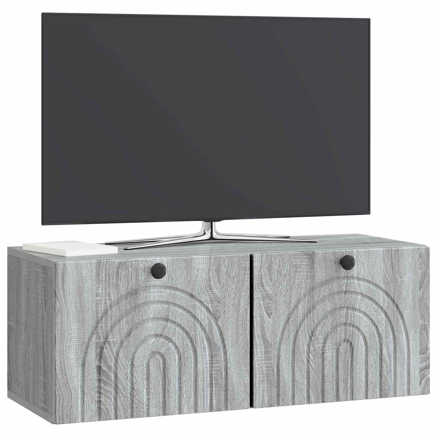 Væghængt TV-skab Vægmonteret Grå sonoma-eg 78,5 x 31 x 30 cm