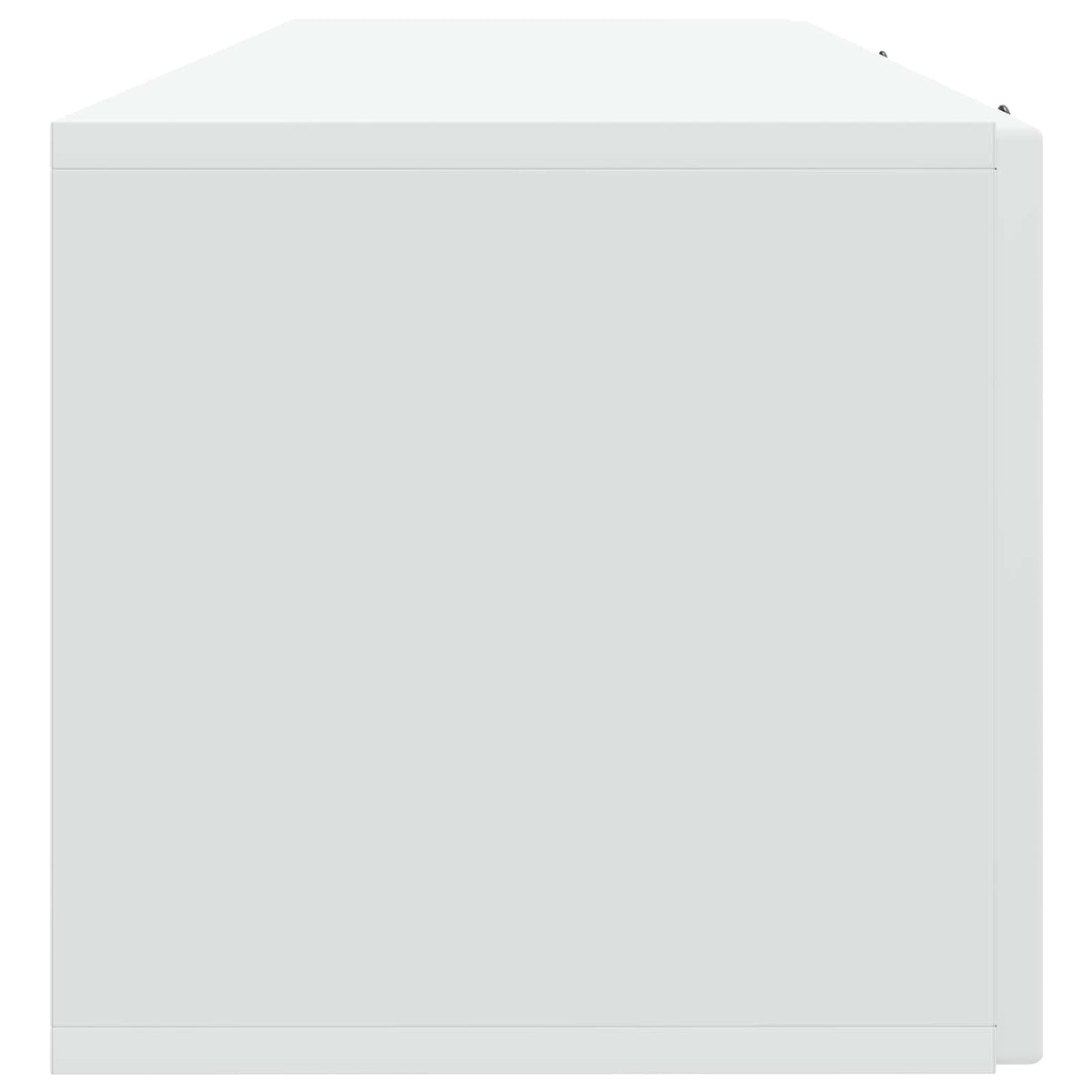 Væghængt TV-skab Hvid 98 x 31 x 30 cm Konstrueret træ