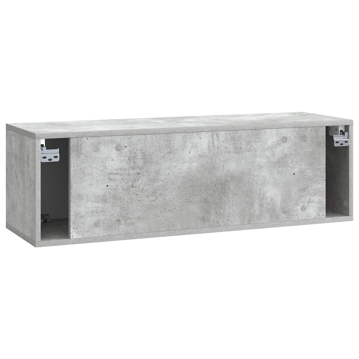Væghængt TV-skab Betongrå 98 x 31 x 30 cm Konstrueret træ
