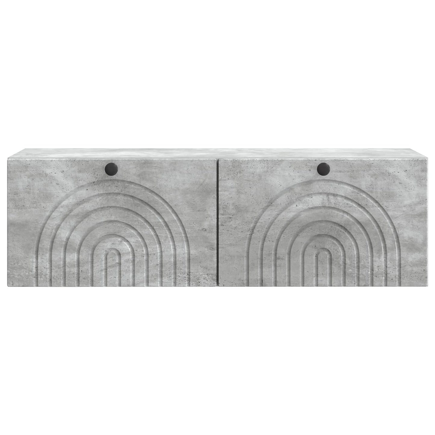 Væghængt TV-skab Betongrå 98 x 31 x 30 cm Konstrueret træ