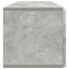 Væghængt TV-skab Betongrå 98 x 31 x 30 cm Konstrueret træ