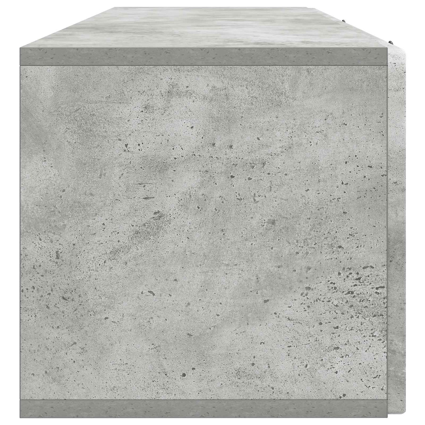 Væghængt TV-skab Betongrå 98 x 31 x 30 cm Konstrueret træ