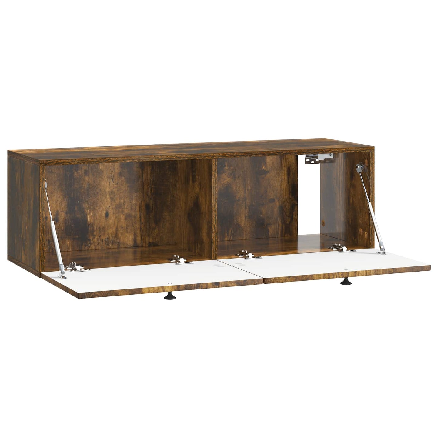 Væghængt TV-skab Røget eg 98 x 31 x 30 cm Konstrueret træ