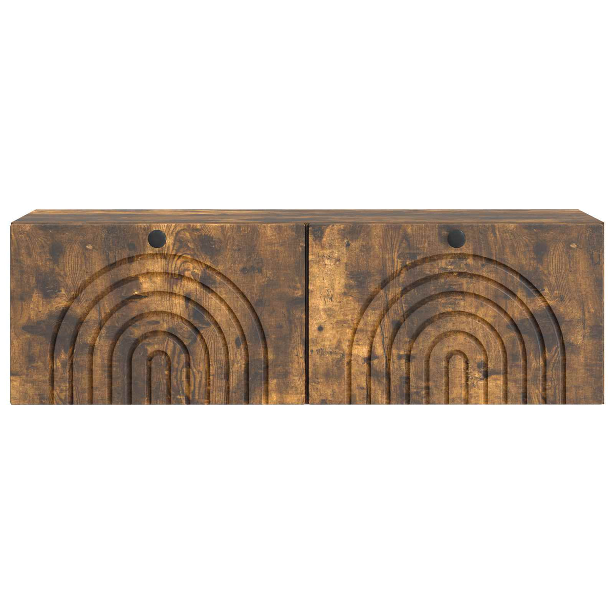 Væghængt TV-skab Røget eg 98 x 31 x 30 cm Konstrueret træ